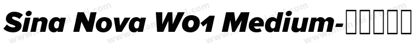 Sina Nova W01 Medium字体转换